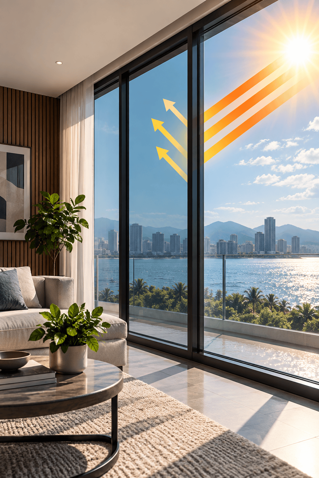Láminas para ventanas con control solar MG FILMS