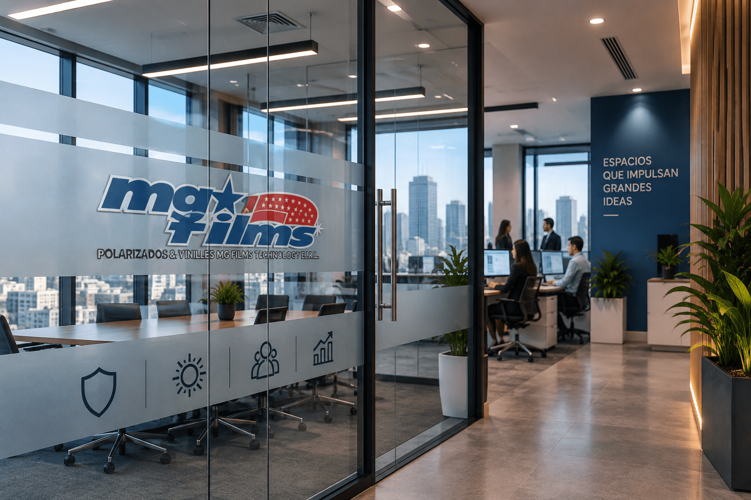 Soluciones MG FILMS para oficinas