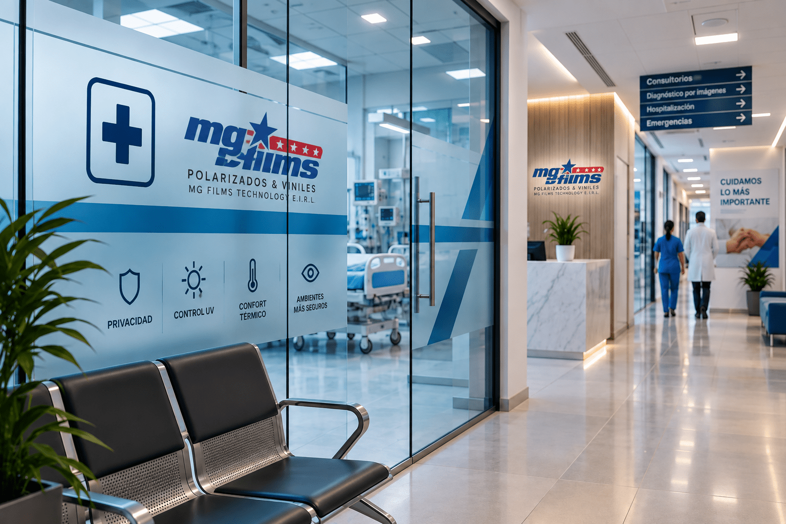 Soluciones MG FILMS para clínicas y hospitales