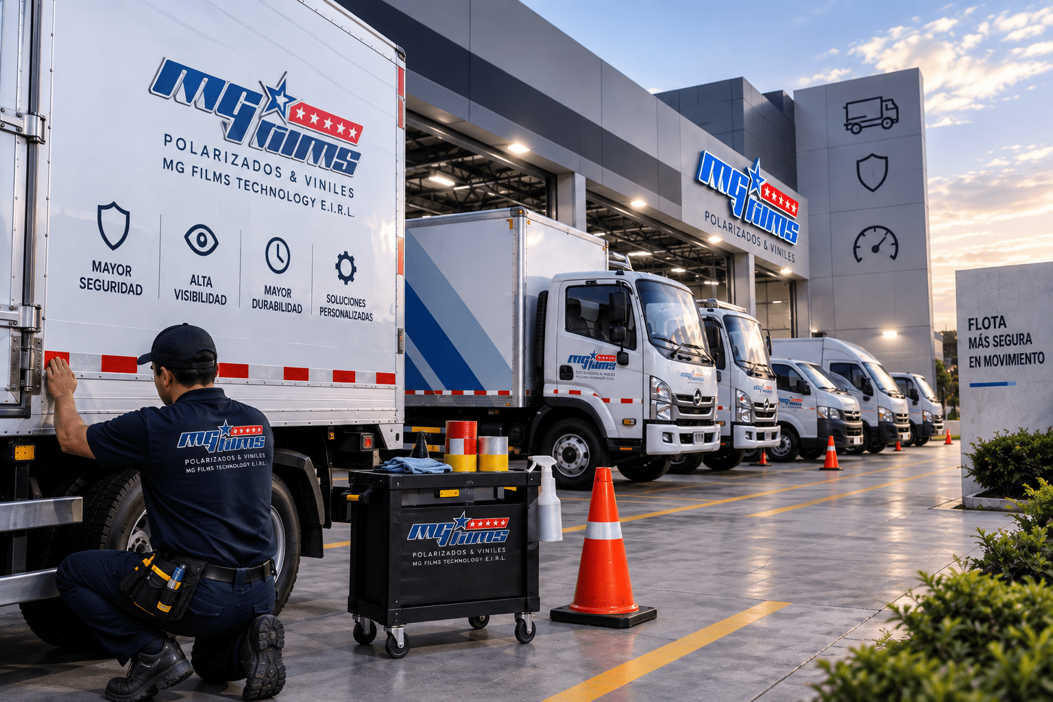 Soluciones MG FILMS para flotas vehiculares