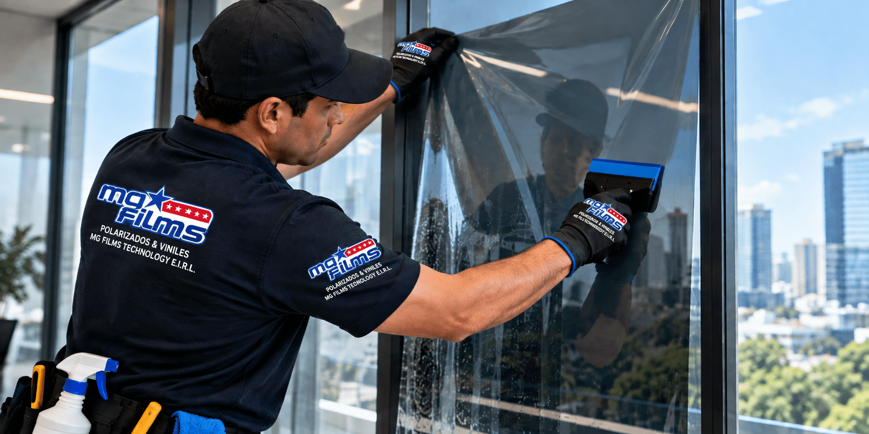 Instalación profesional de láminas MG FILMS